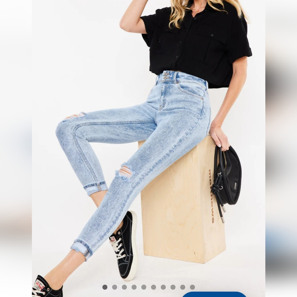 Kancan Kendall High Rise Ankle Skinny Jeans sz 11/29